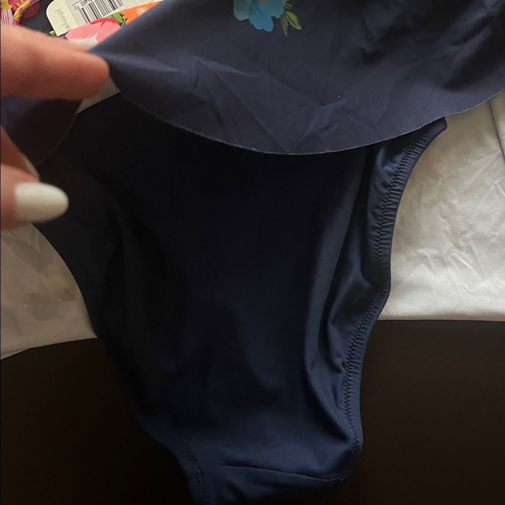 Johnny Was back tie one piece swimsuit - Picture 8 of 10